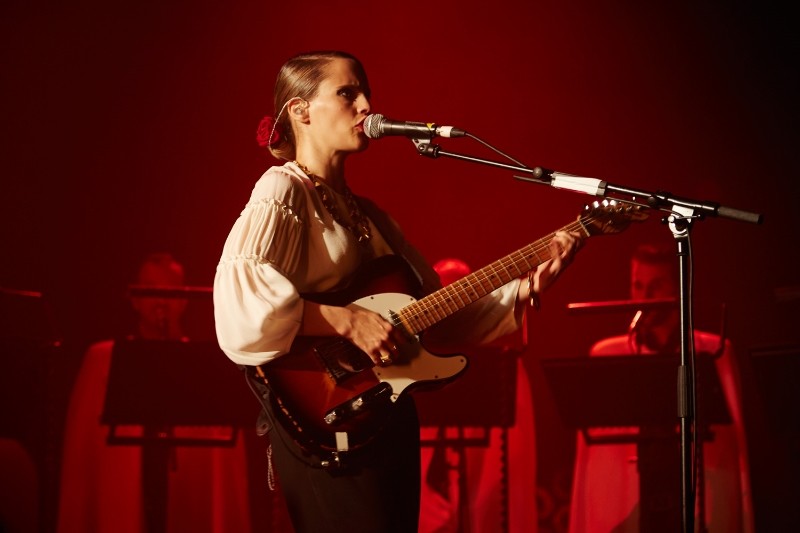 Anna Calvi at the Queen Elizabeth Hall performing live