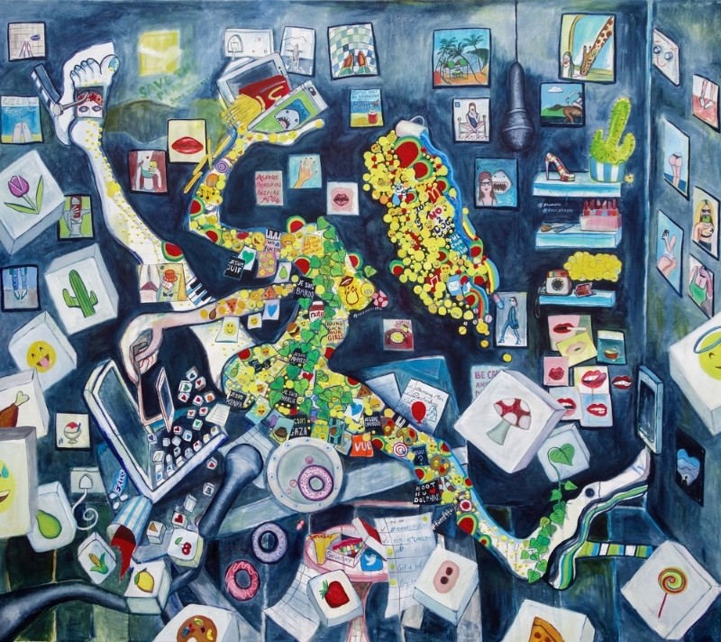 Celina Teague: I Think Therefore I # at Kristin Hjellegjerde Gallery