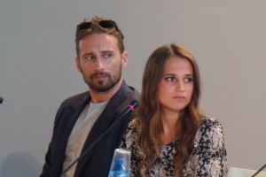 Venice Danish Girl press conference - Eddie Redmayne Amber Heard Alicia Vikander Tom Hooper Matthias Schoenaerts - The Upcoming - Laura Denti -17