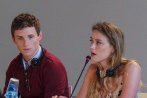 Venice Danish Girl press conference - Eddie Redmayne Amber Heard Alicia Vikander Tom Hooper Matthias Schoenaerts - The Upcoming - Laura Denti -19