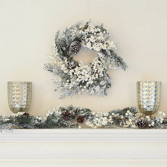 frosted wreath