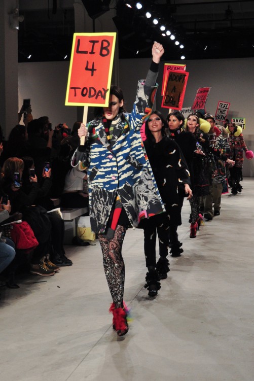 Libertine autumn/winter 2016 collection catwalk show