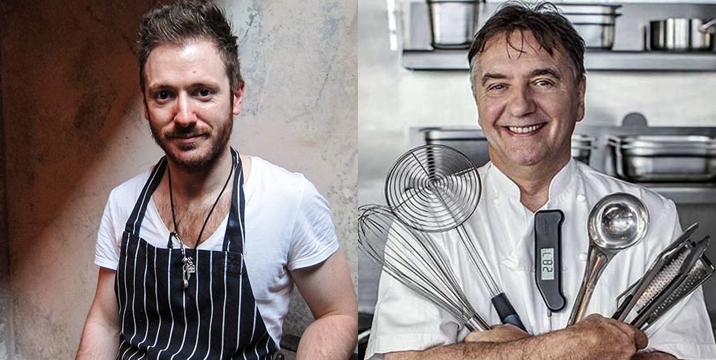 Ollie Dabbous and Raymond Blanc reunite for one special day