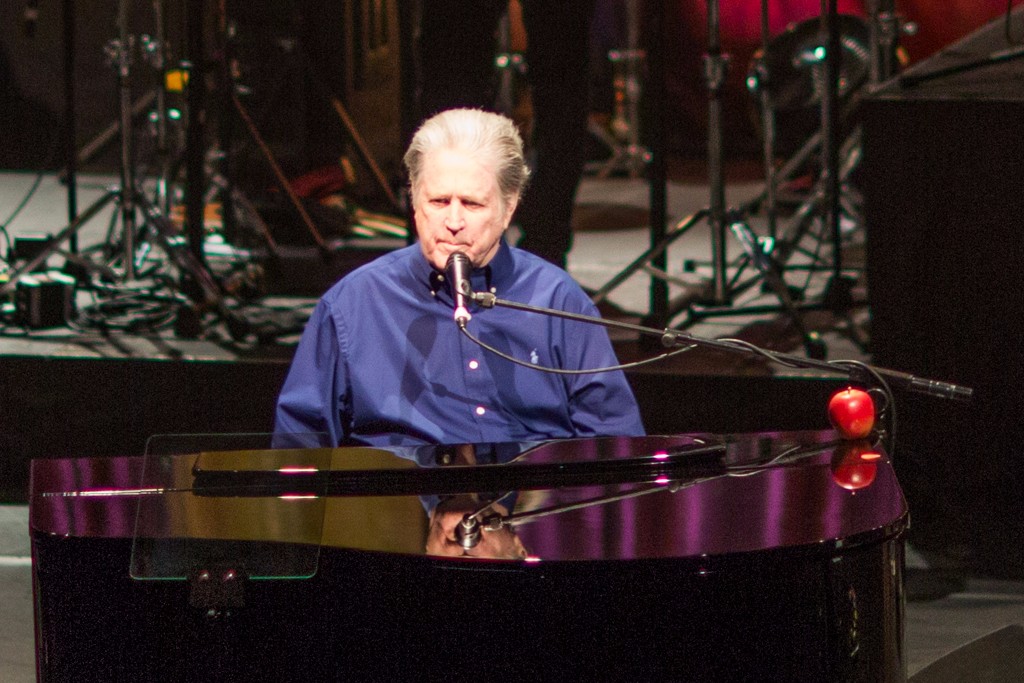 Brian Wilson at the London Palladium performing live
