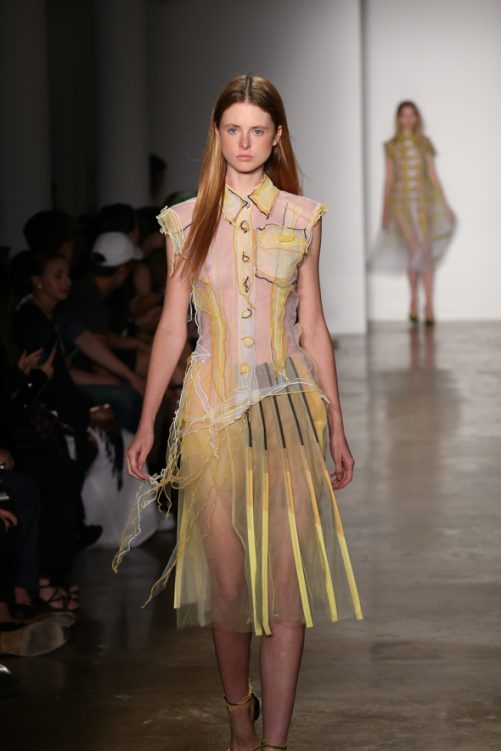 Parsons MFA Show spring/summer 2017 collection catwalk show