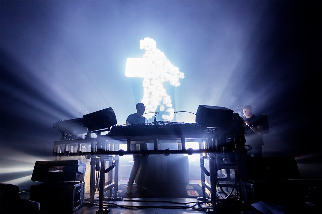 The Chemical Brothers at Hammersmith Apollo performing live