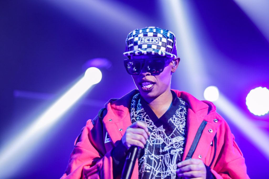 Skunk Anansie at Brixton Academy performing live