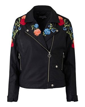 Embroidered Biker Jacket, £60