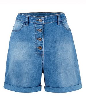 High Waisted Denim Shorts, £14