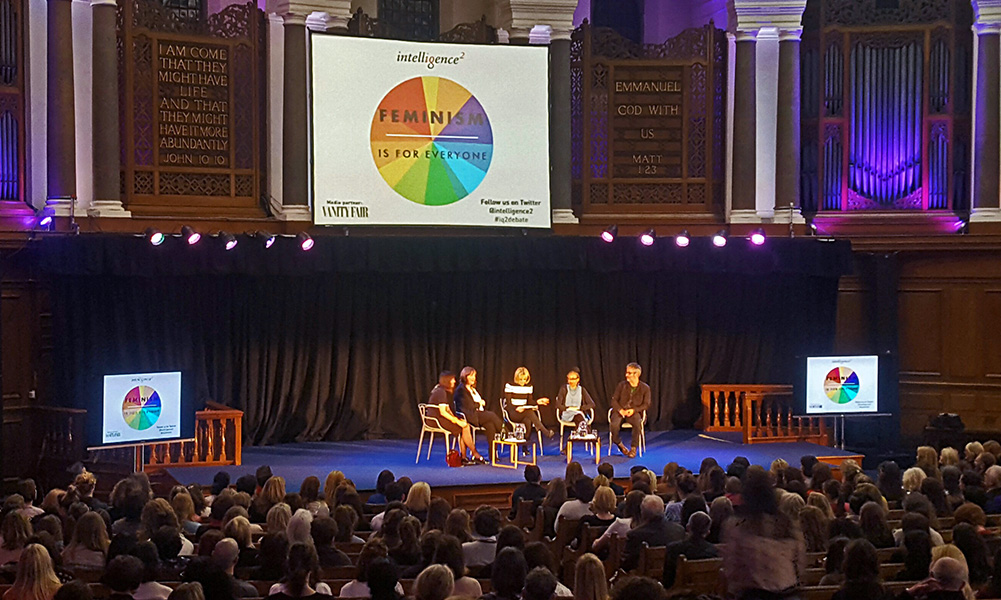 Feminism Is for Everyone: An Intelligence Squared event with June Eric-Udorie, Catherine Mayer, Jess Phillips and David Baddiel
