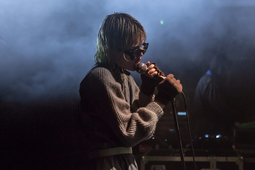 Crystal Castles at the Southbank Centre performing live