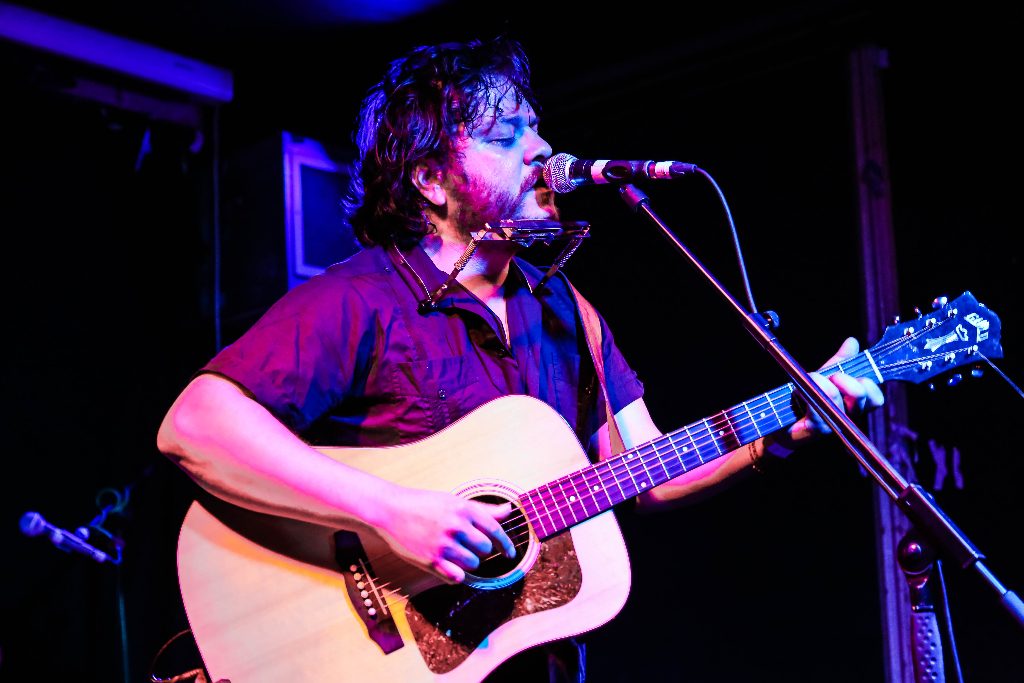 David Ramirez at the Old Blue Last performing live