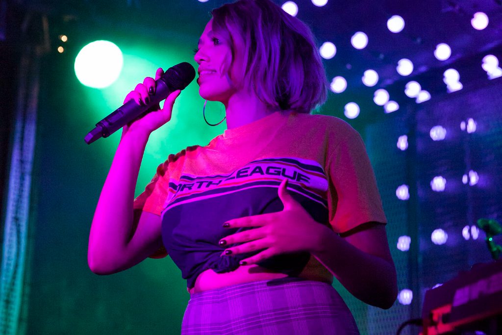 Mahalia at Camden Assembly performing live