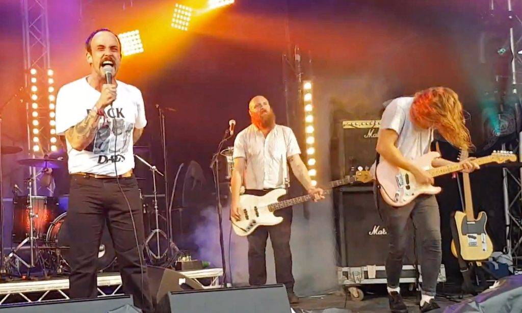 Idles at Village Underground performing live