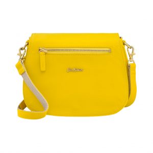 cath kidston yellow leather bag