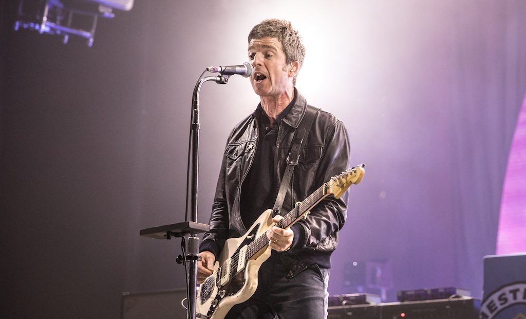 Noel Gallagher at Wembley Arena performing live