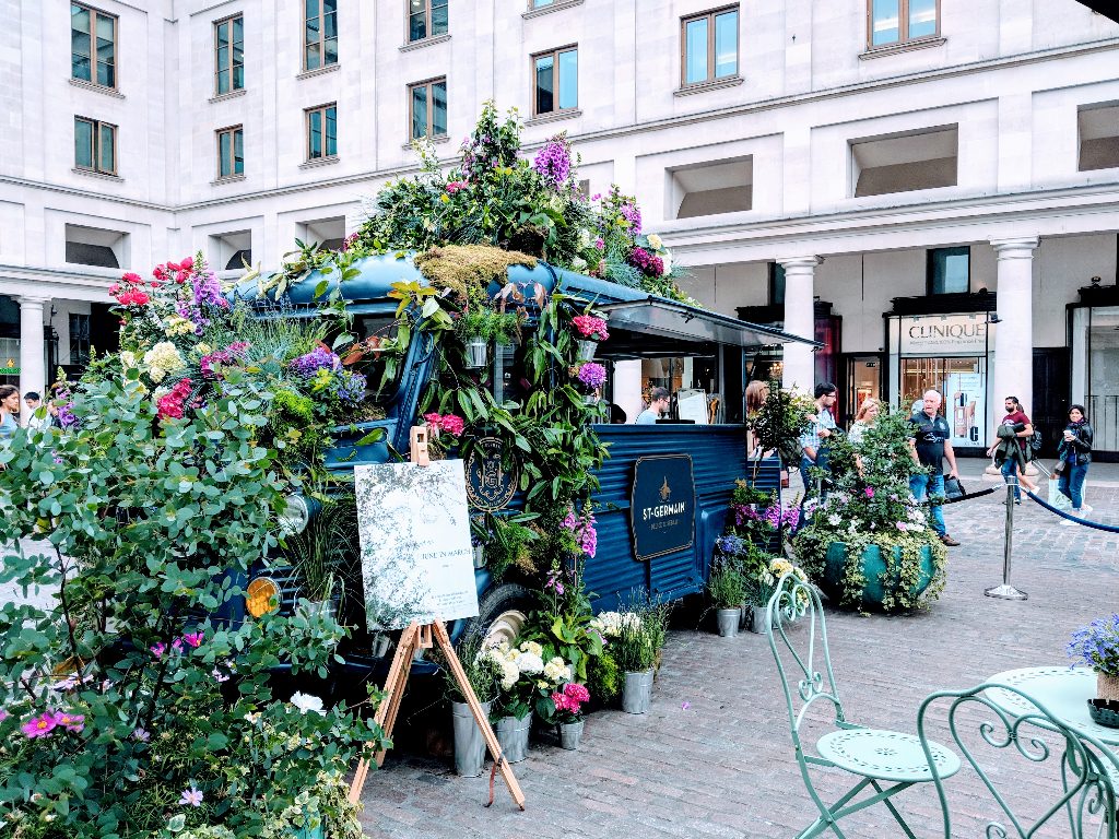 La Terrasse St-Germain pop-up blossoms in Covent Garden until 8th July
