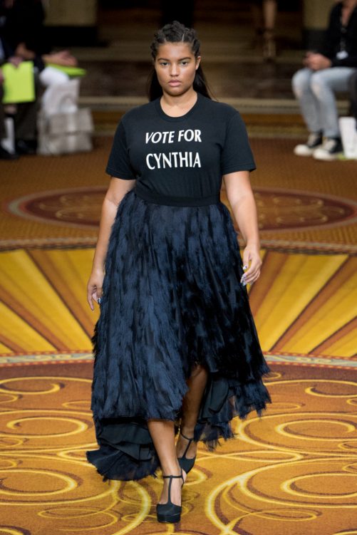 Christian Siriano spring/summer 2019 collection catwalk show for NYFW