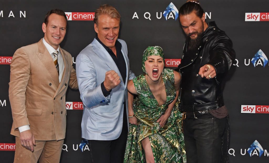 Aquaman premiere: Interviews with Jason Momoa, Amber Heard 