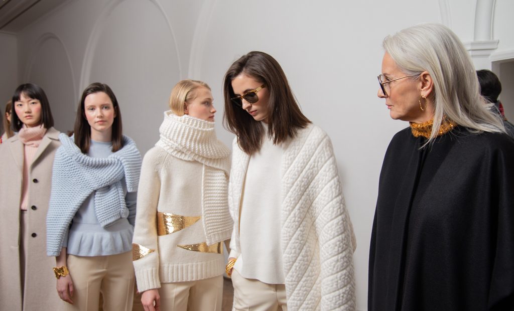 Johnstons Of Elgin Autumn Winter 2019 Presentation Backstage Lfw