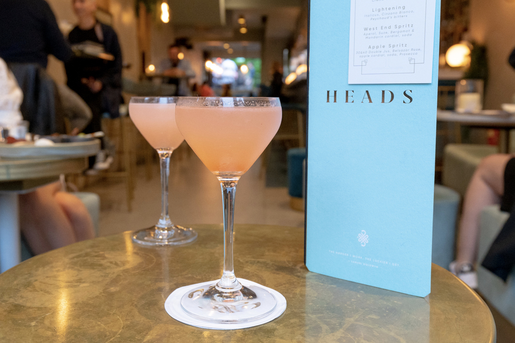 Heads + Tails in West Hampstead Easy and complex cocktails for the