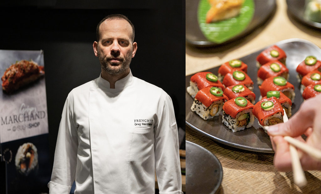 Frenchie’s Gregory Marchand launches collaboration with Sushi Shop globally