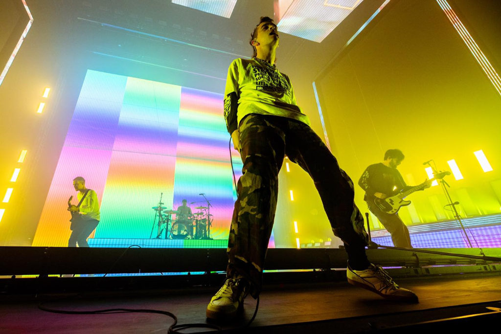 The 1975 take over the O2 Arena performing live