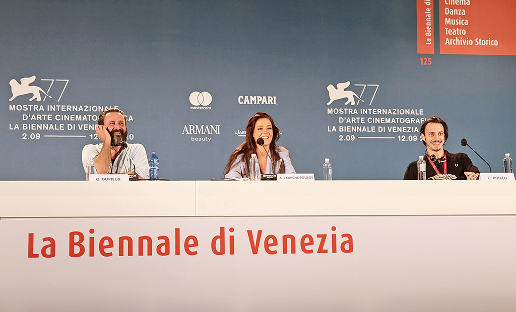 Mandibules press conference: Quentin Dupieux and cast at the Venice Film Festival