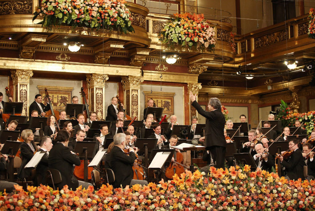 Vienna New Year’s Day Concert at the Musikverein performing live
