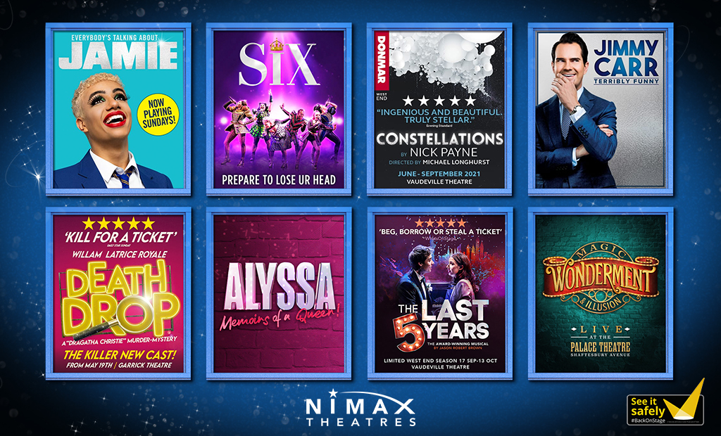 Competition: Win a pair of tickets for Everybody’s Talking About Jamie, Wonderment Magic & Illusion or The Last Five Years from Nimax