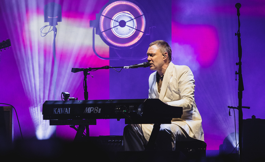David Gray at the O2 Arena performing live
