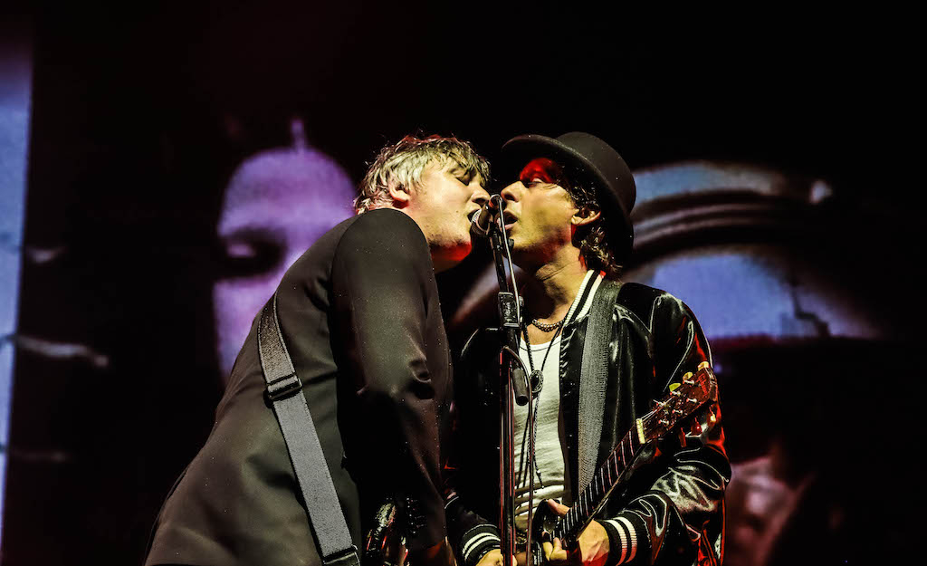 The Libertines at Wembley Arena performing live