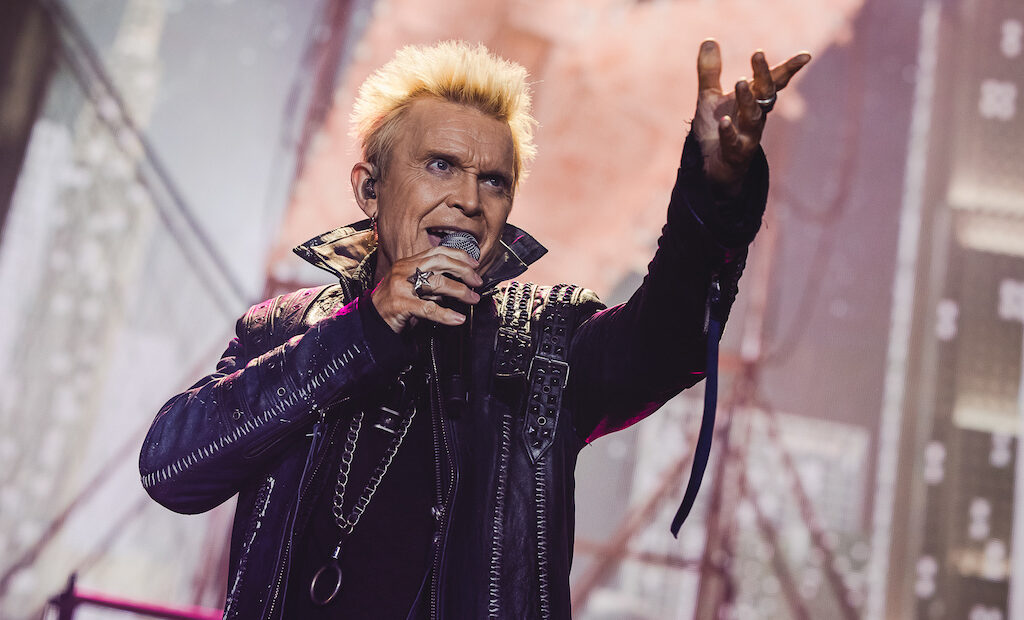 billy idol uk tour support act