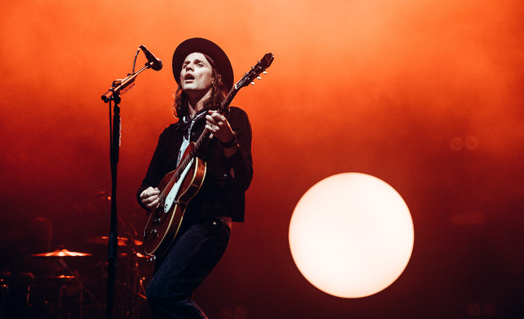 James Bay at Brixton Academy performing live