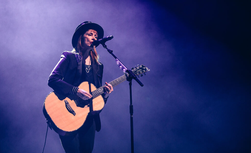 Suzanne Vega at the Royal Festival Hall performing live