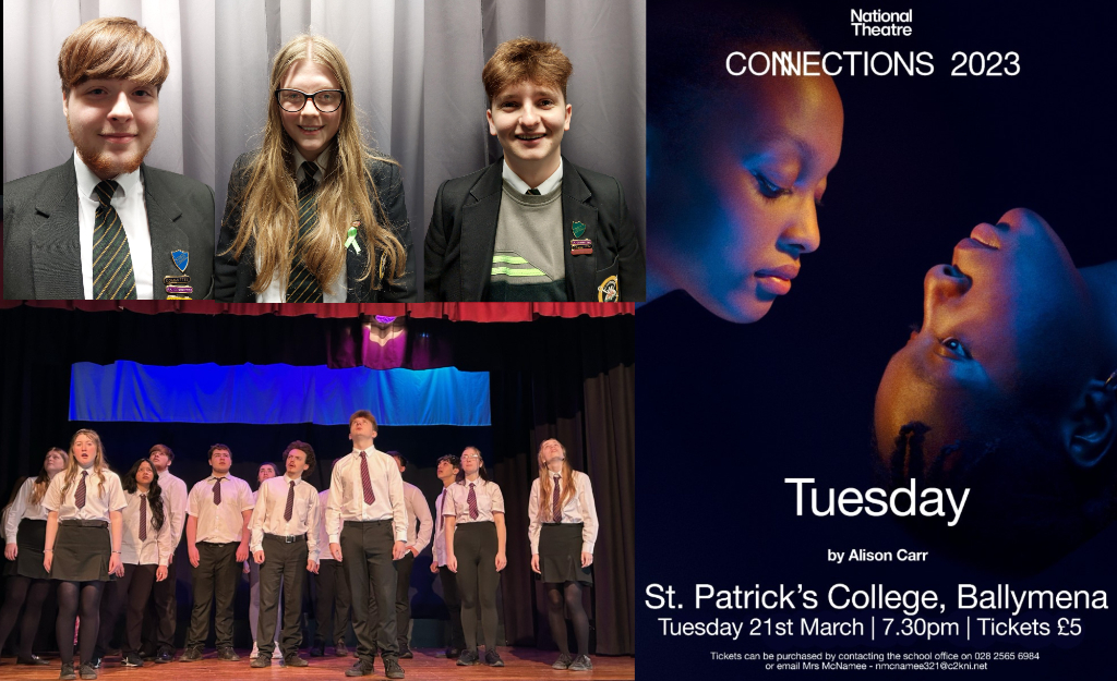 “I loved it so much because it feels more real, like something you actually would see performed”: The cast of Alison Carr’s Tuesday for NT Connections at The Lyric Belfast