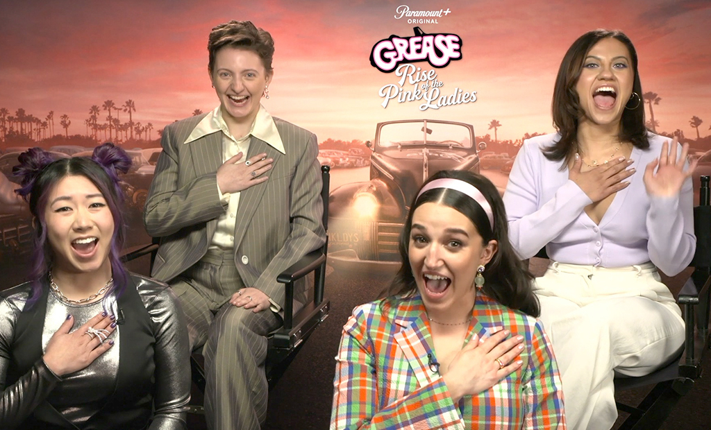 “For all of our characters, the pink jacket meant to really belong”: Tricia Fukuhara, Cheyenne Isabel Wells, Ari Notartomaso and Marisa Davila on Grease – Rise of the Pink Ladies