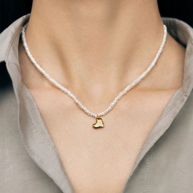 Monica Vinader pearl necklace