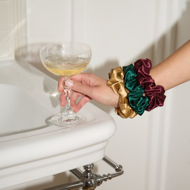 SilkWorks large scrunchies