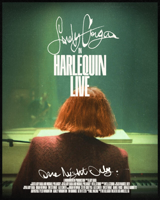 Lady Gaga in Harlequin Live