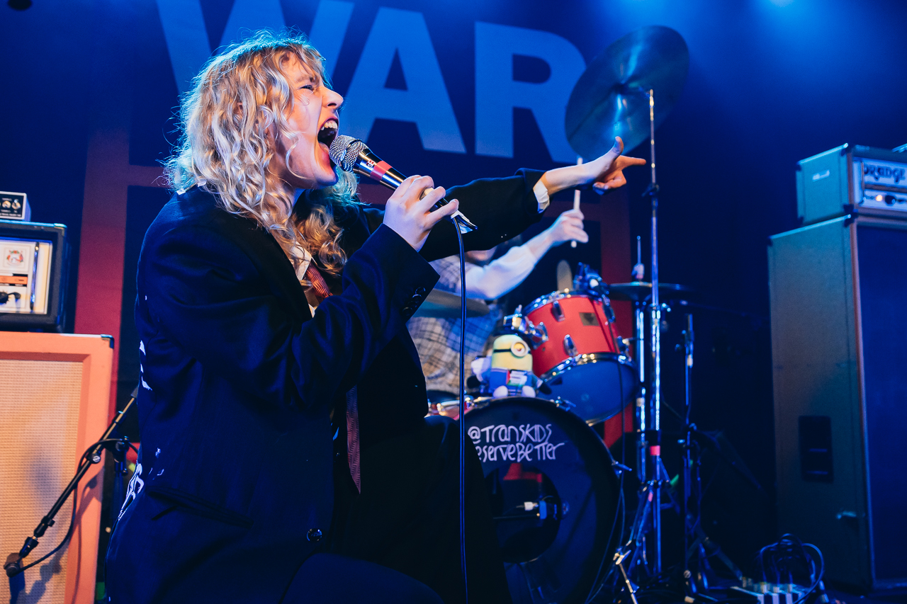 Lambrini Girls at the Garage performing live