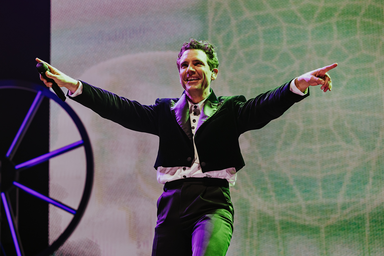 Mika at Wembley Arena performing live