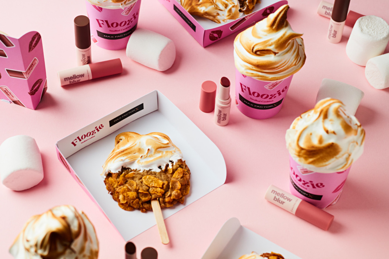 Floozie Cookies and Max Factor team up for limited-edition dessert and lipstick giveaway in Covent Garden