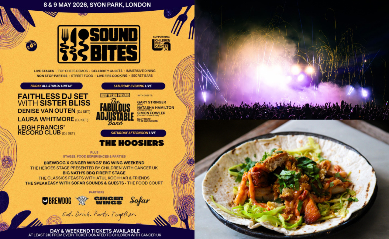 Sound Bites festival to debut in London with live music, celebrity chefs and charity support for Children with Cancer UK