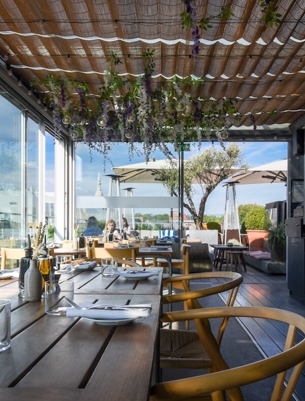 Boundary Rooftop reopens for summer with Mediterranean menu and Analog Culture arts programme