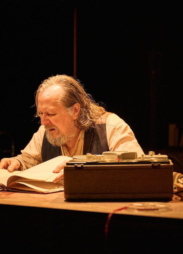 Krapp’s Last Tape / Godot’s To-Do List at the Royal Court Theatre
