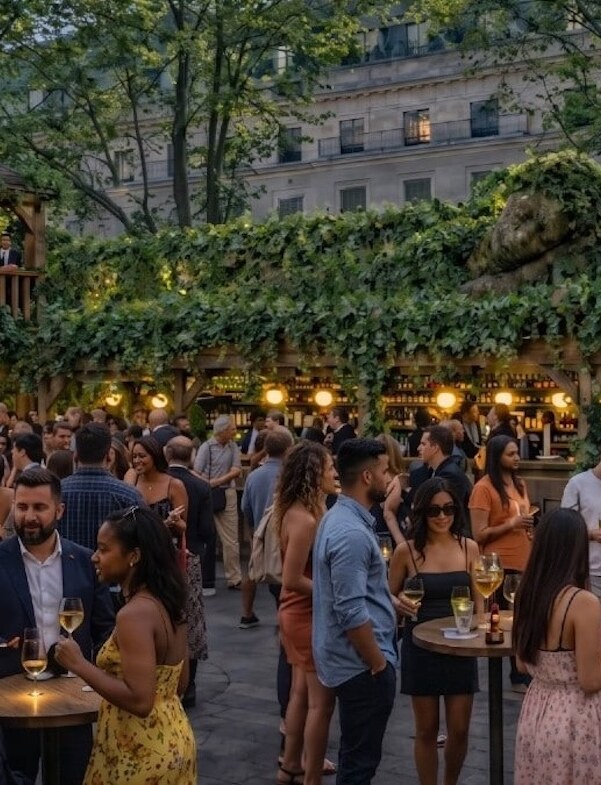 St Martin-in-the-Fields to transform into Lost Oasis summer garden with food, sport and music on Trafalgar Square