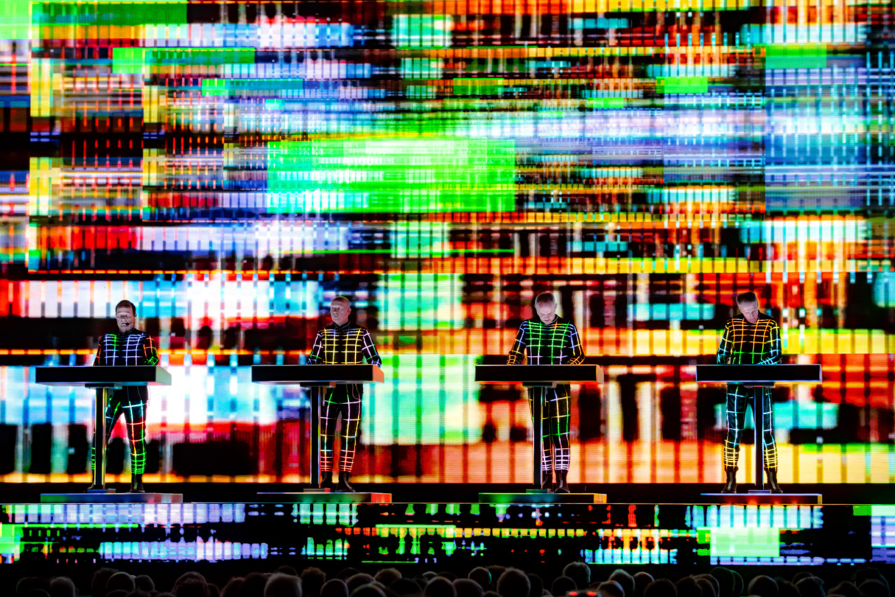 Kraftwerk at the Royal Albert Hall performing live