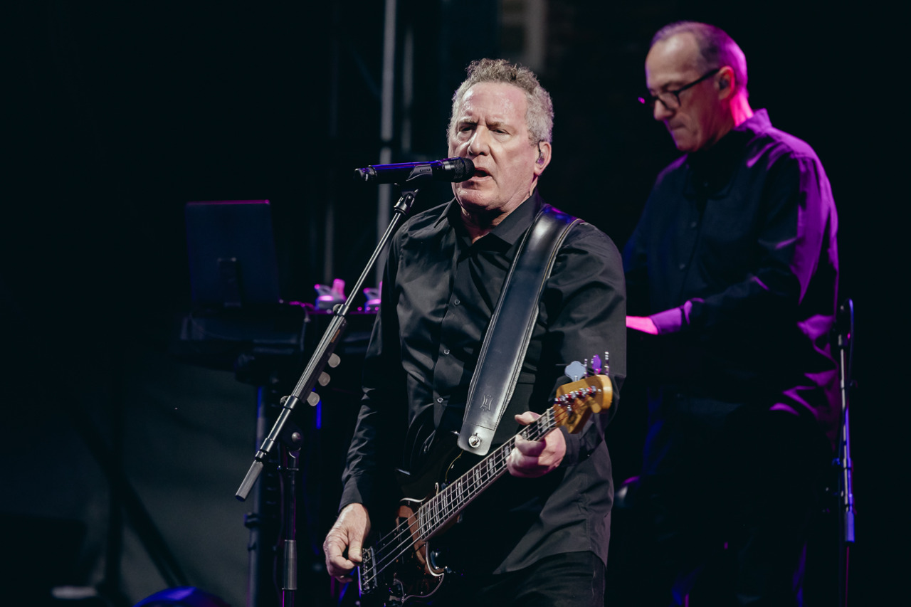 OMD at Hampton Court Palace performing live