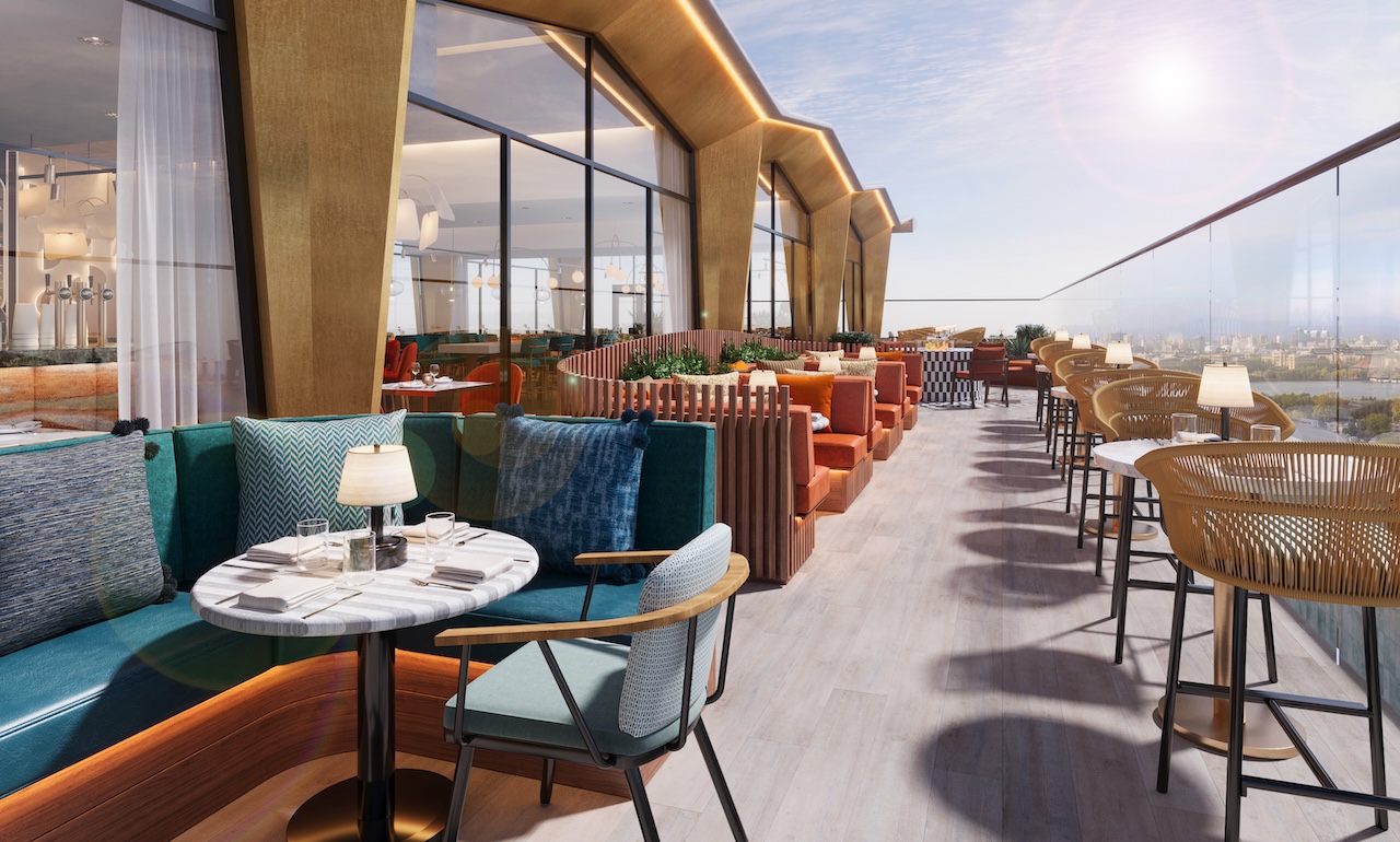 Bloomsbury to welcome its first rooftop bar and restaurant Arcus with panoramic views this summer